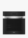 Miele H7262BP Built-in Single Electric Oven, Stainless Steel/Clean Steel