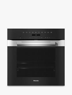 Miele H7262BP Built-in Single Electric Oven, Stainless Steel/Clean Steel, Stainless Steel/Clean Steel