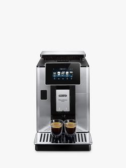 De'Longhi PrimaDonna ECAM610.75.MB  Soul Fully Automatic Bean to Cup Coffee Machine, Metal Black - view 2, Stainless Steel