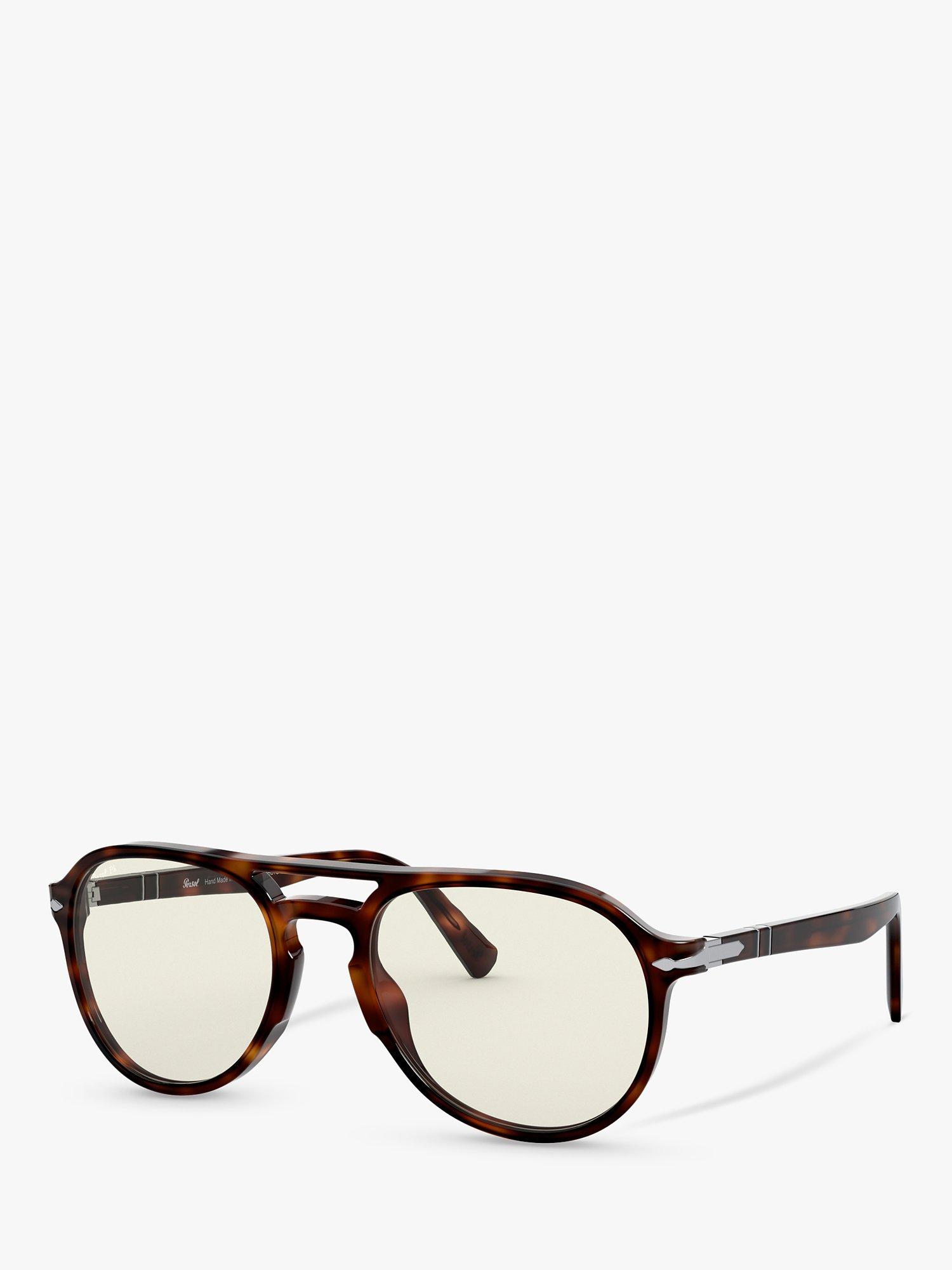 Persol PO3235S Unisex Pilot Tortoise Shell Sunglasses, Havana