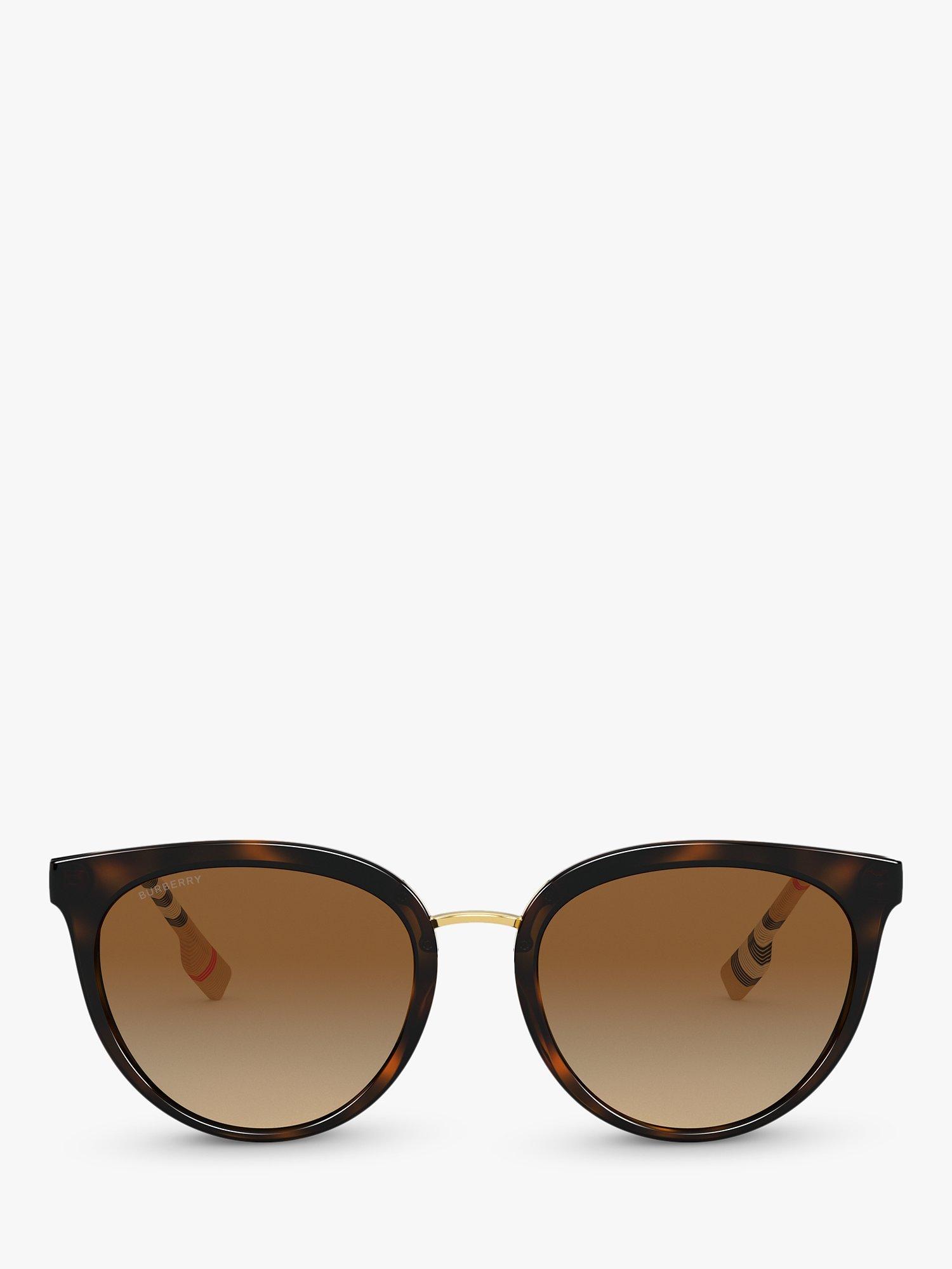 Burberry oval sunglasses clearance