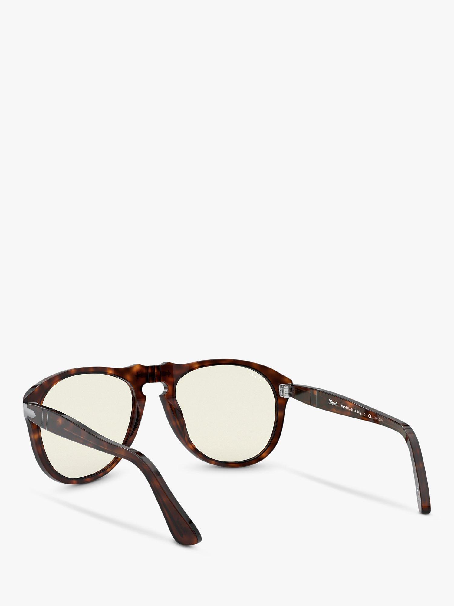 Product image 6 of 11, which shows Persol PO0649 Men's Pilot Sunglasses, Havana