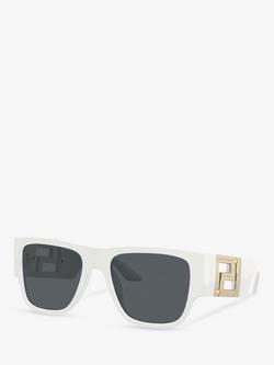 Versace VE4403 Men's Rectangular Sunglasses, White