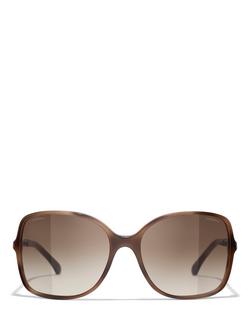 CHANEL Square Sunglasses CH5210Q Brown/Brown Gradient - view 2, Brown/Brown Gradient
