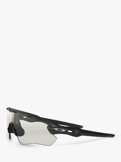 Oakley OO9208 Men's Radar EV Path Wrap Sunglasses - view 2, Black/Clear