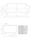John Lewis + Swoon Latimer Medium 2 Seater Sofa
