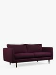John Lewis + Swoon Latimer Medium 2 Seater Sofa, Damson Purple Velvet