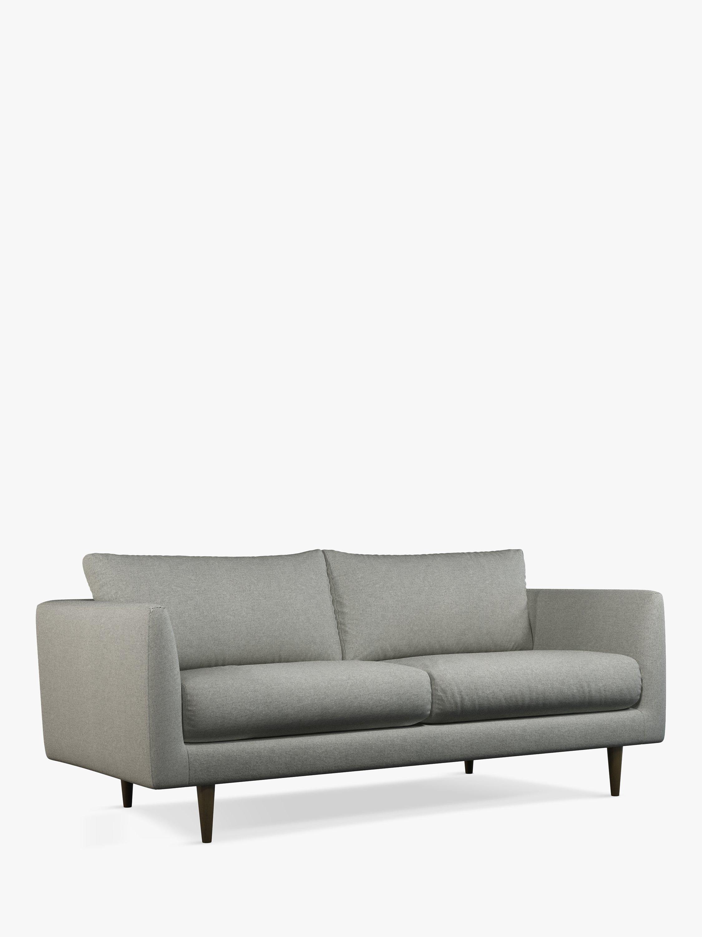 Latimer Range, John Lewis + Swoon Latimer Medium 2 Seater Sofa, Grey Cotton