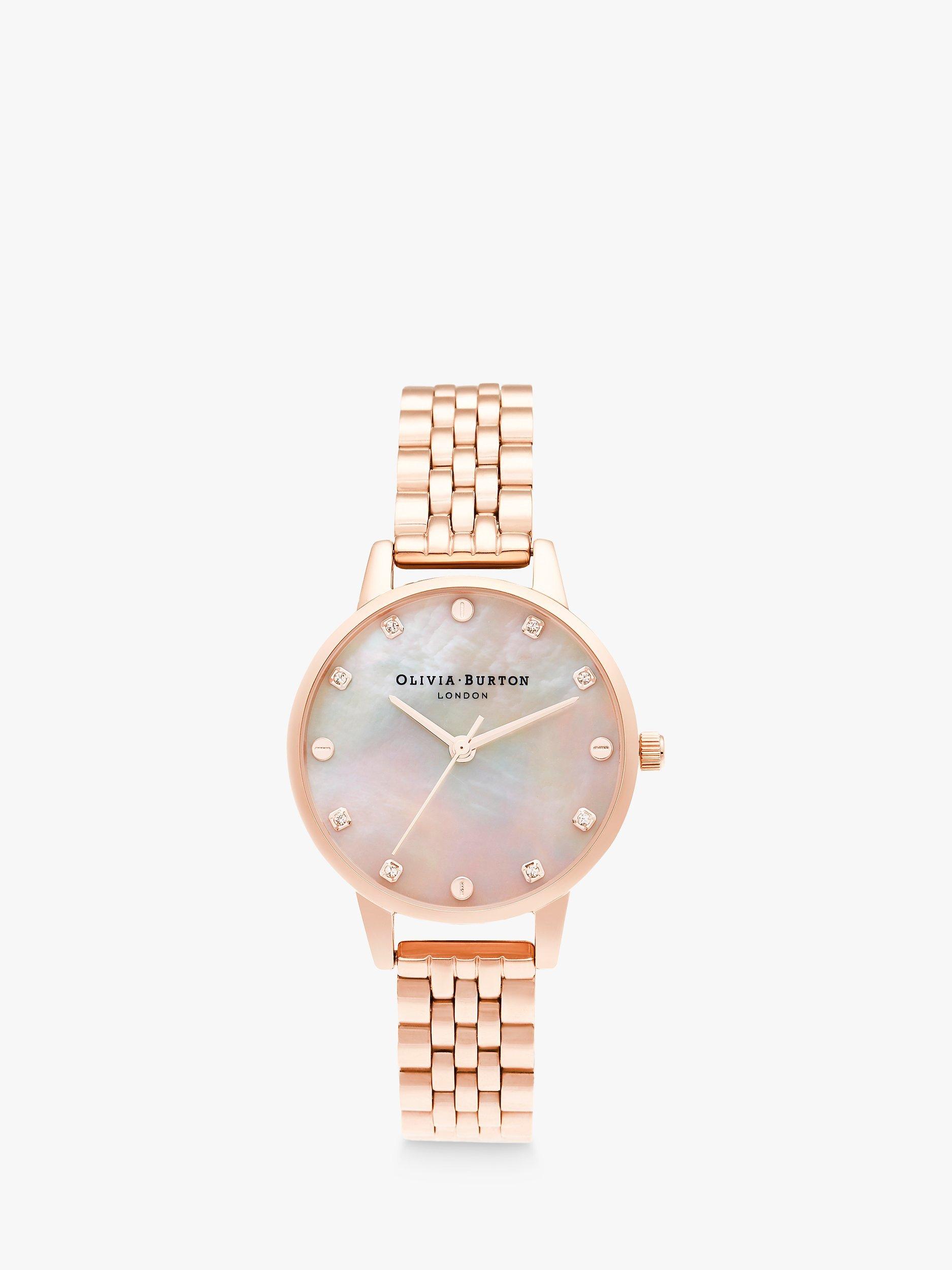 Olivia Burton Women's Classic Crystal Bracelet Strap Watch