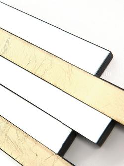 Där Pimento Bevelled Glass Wall Mirror, 86 x 66cm, Gold - view 2, Gold