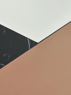 Där Jalisa Oval Wall Mirror, 80 x 40cm, Rose Gold/Marble - view 2, Rose Gold/Marble