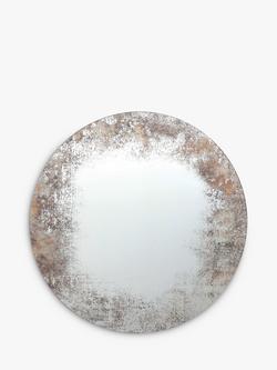 Där Vixen Round Wall Mirror, 80cm, Gold, Gold