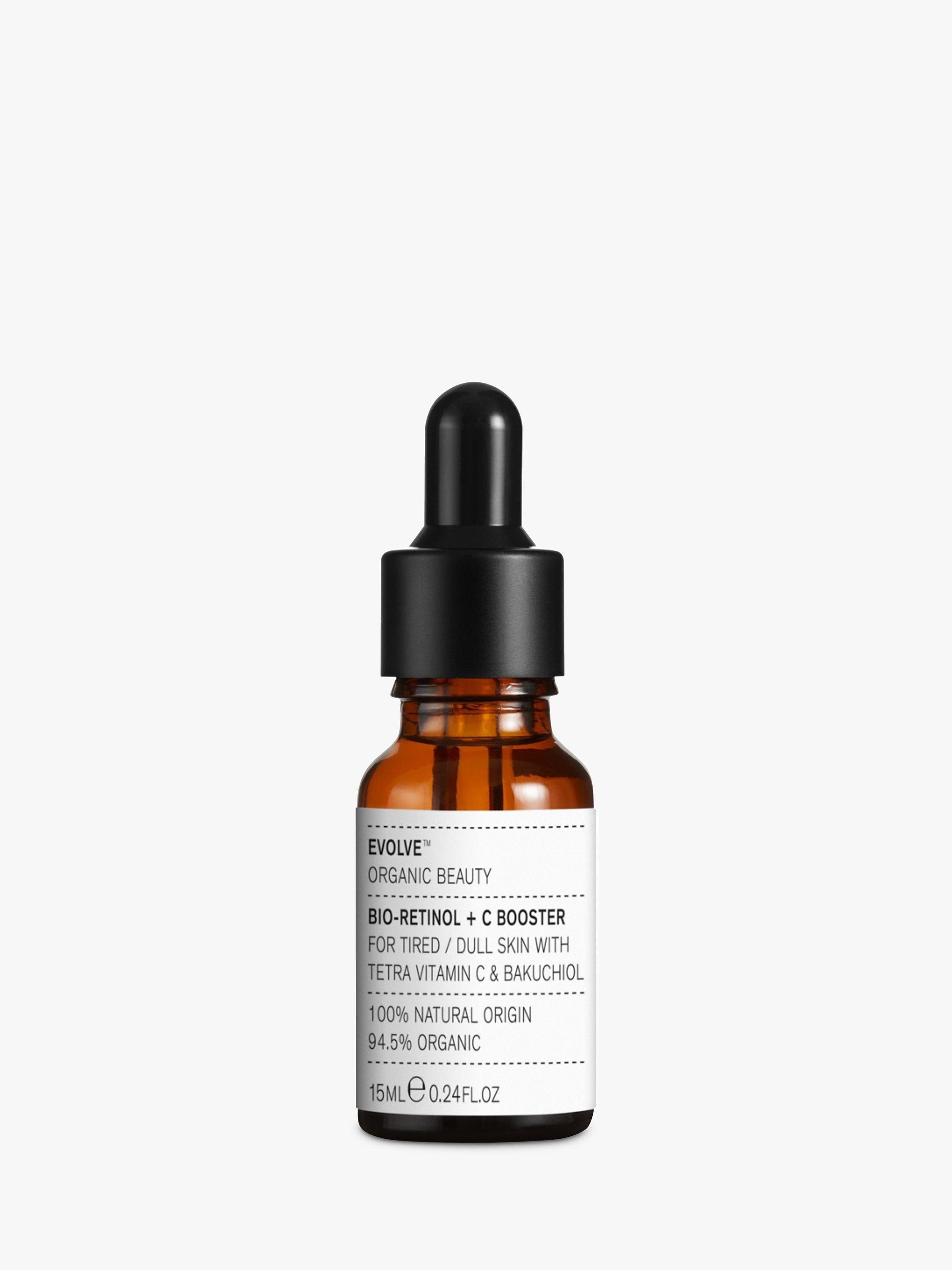 Product image 1 of 6, which shows Evolve Organic Beauty Bio-Retinol + C Booster, 15ml