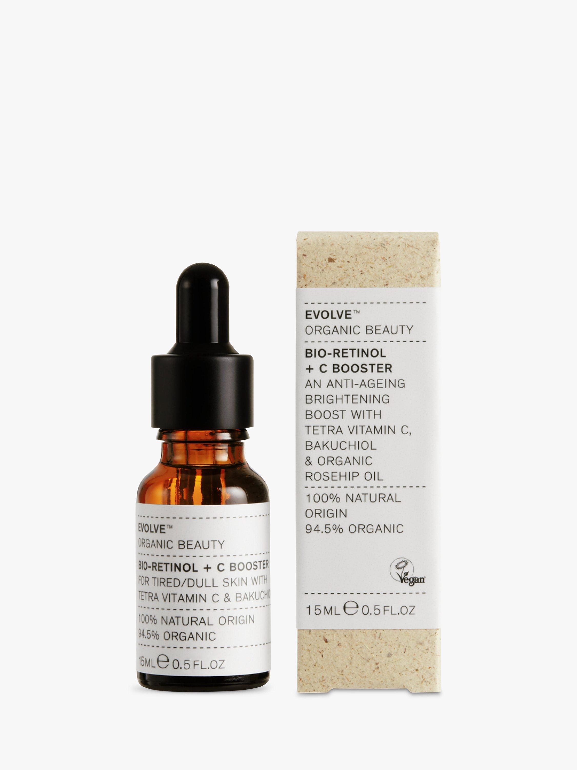 Product image 2 of 6, which shows Evolve Organic Beauty Bio-Retinol + C Booster, 15ml