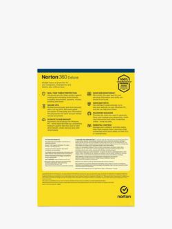 Norton 360 Deluxe, 1 Year Pre-Paid Subscription for 1 User and 5 Devices - view 2, 