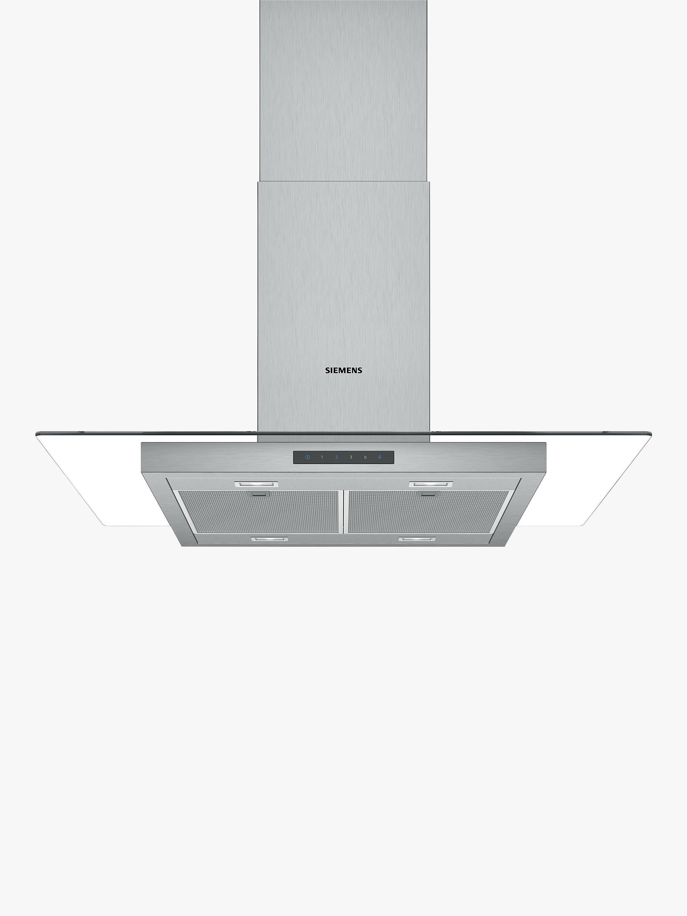 Siemens iQ300 LF97GBM50B 90cm Island Cooker Hood, Stainless Steel