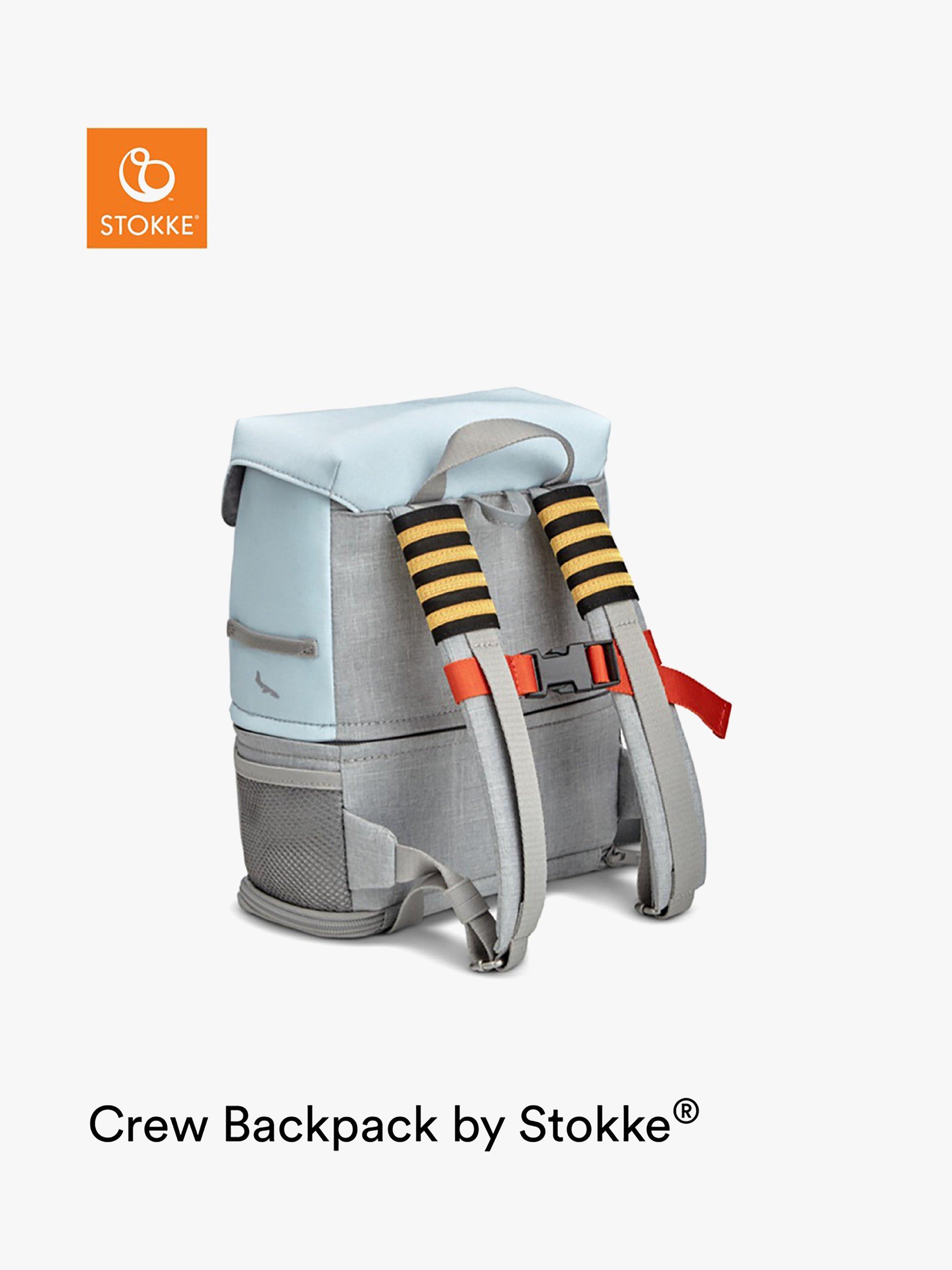 Product image 3 of 5, which shows Stokke JetKids Crew Travel Backpack, Blue Sky