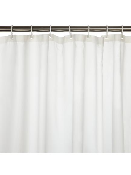 John Lewis Recycled Polyester Shower Curtain, White