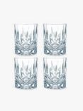 Nachtmann Noblesse Cut Crystal Glass Tumblers, Set of 4, 295ml, Clear