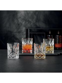 Nachtmann Noblesse Cut Crystal Glass Tumblers, Set of 4, 295ml, Clear - view 2, Clear