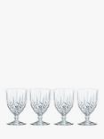 Nachtmann Noblesse Cut Crystal Glass Wine Goblet, Set of 4, 350ml, Clear