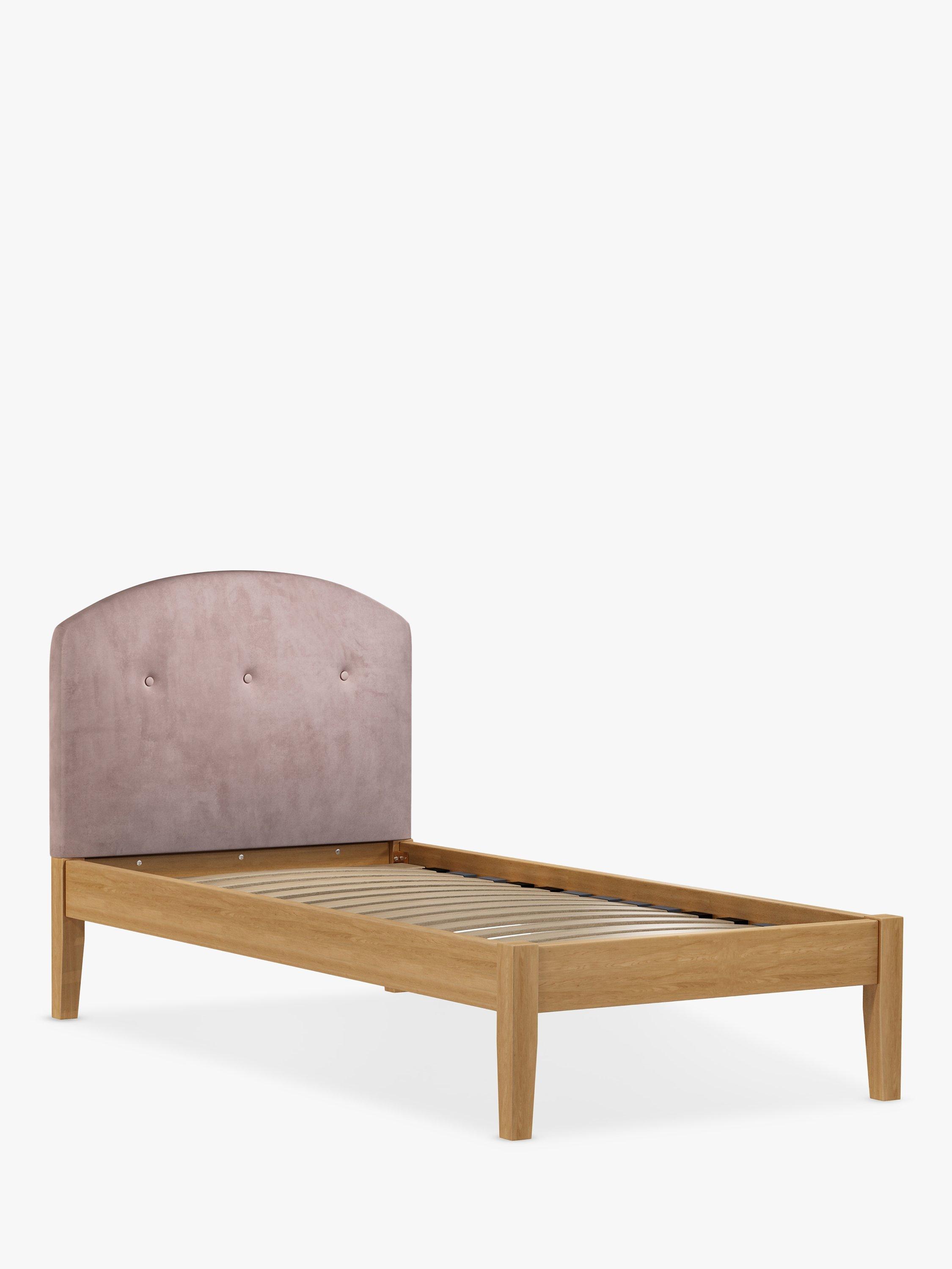 John Lewis Grace Kitami Bed Frame, Single, Deep Velvet Heather
