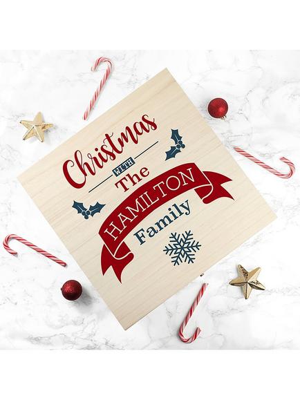 Treat Republic Personalised Our Family Christmas Eve Box - view 2, Natural