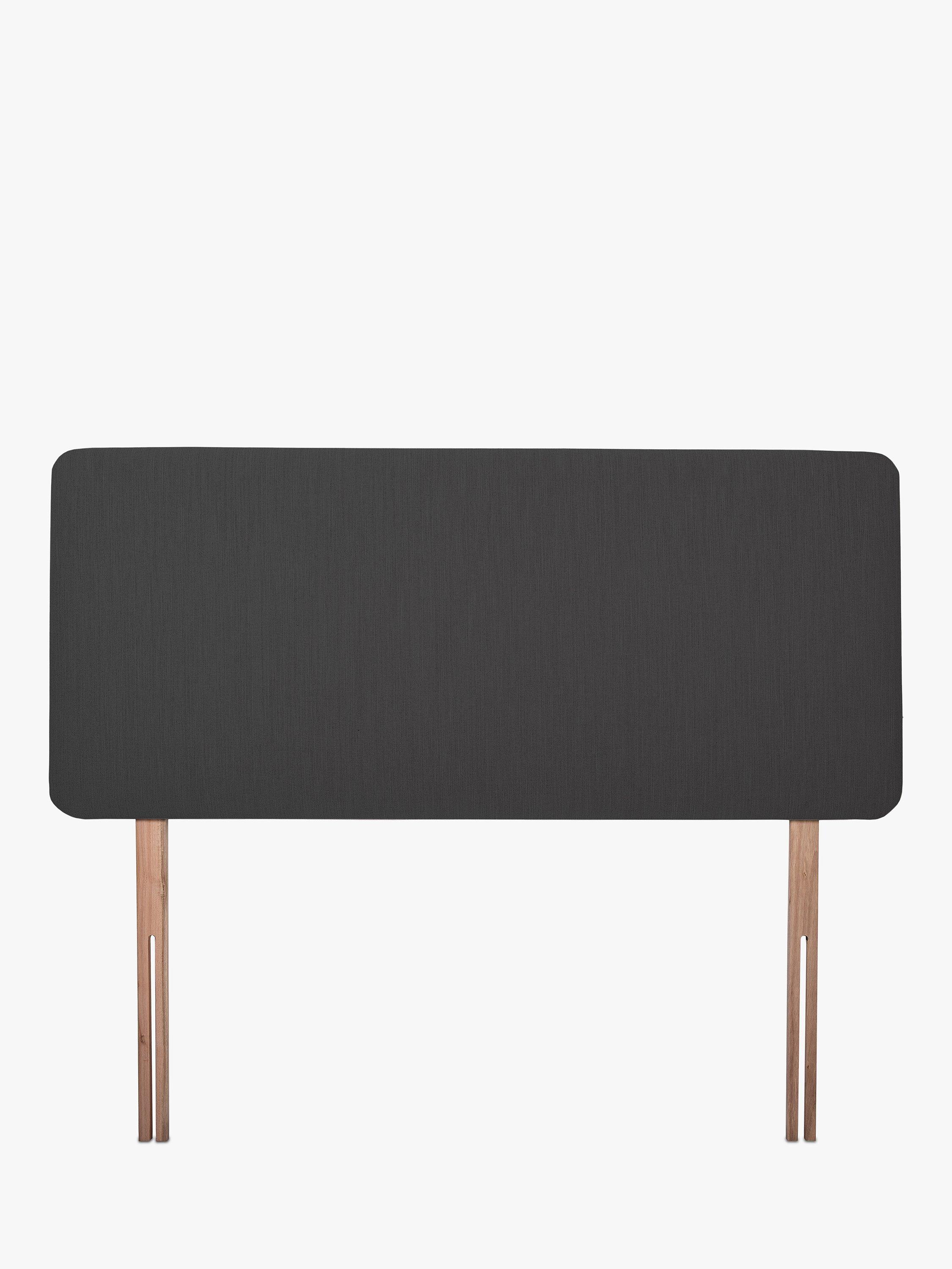John Lewis Sonning Upholstered Headboard, King Size, Cotton Effect Charcoal
