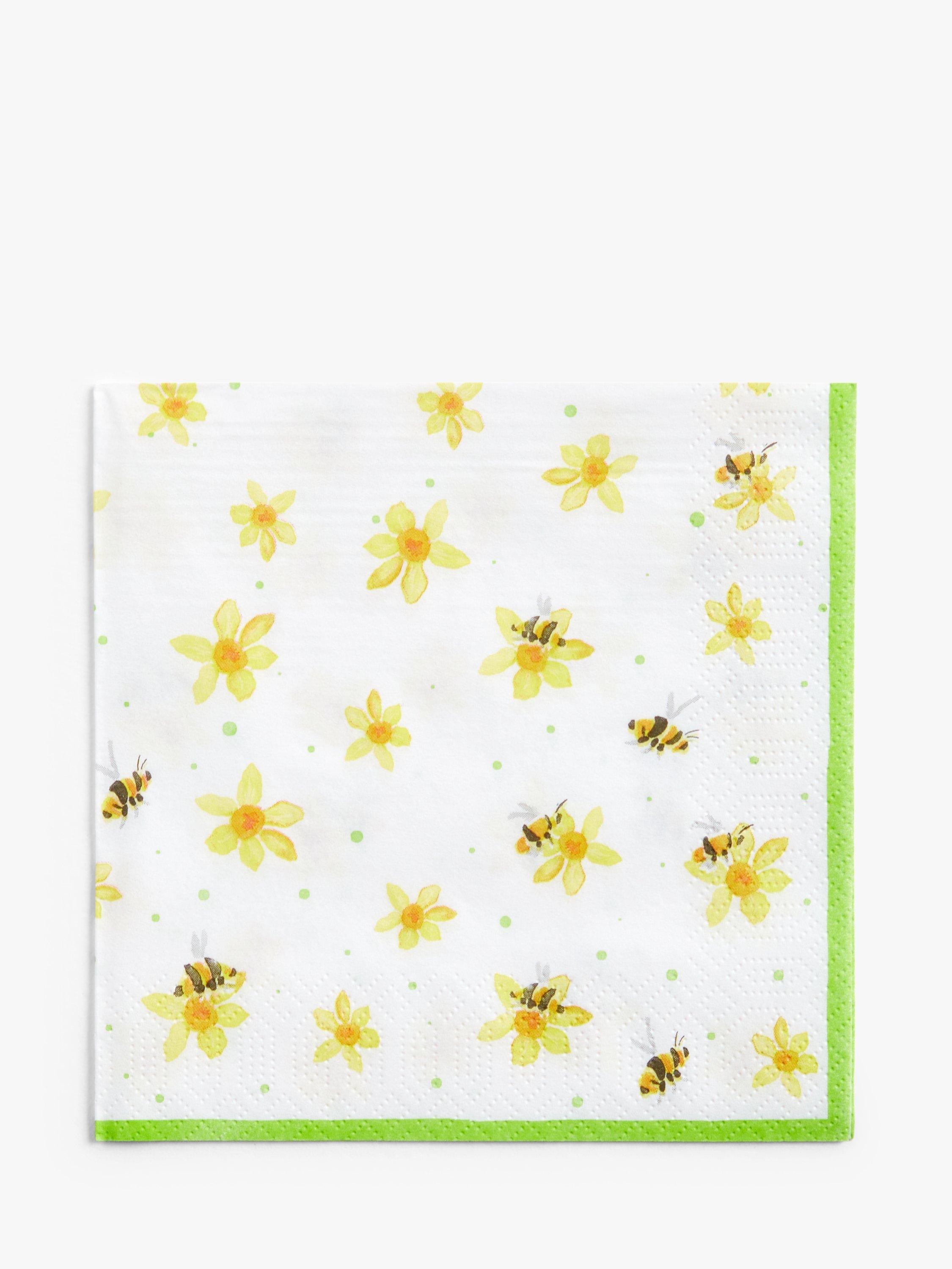 John Lewis Bees Napkins, 2 Packs of 16