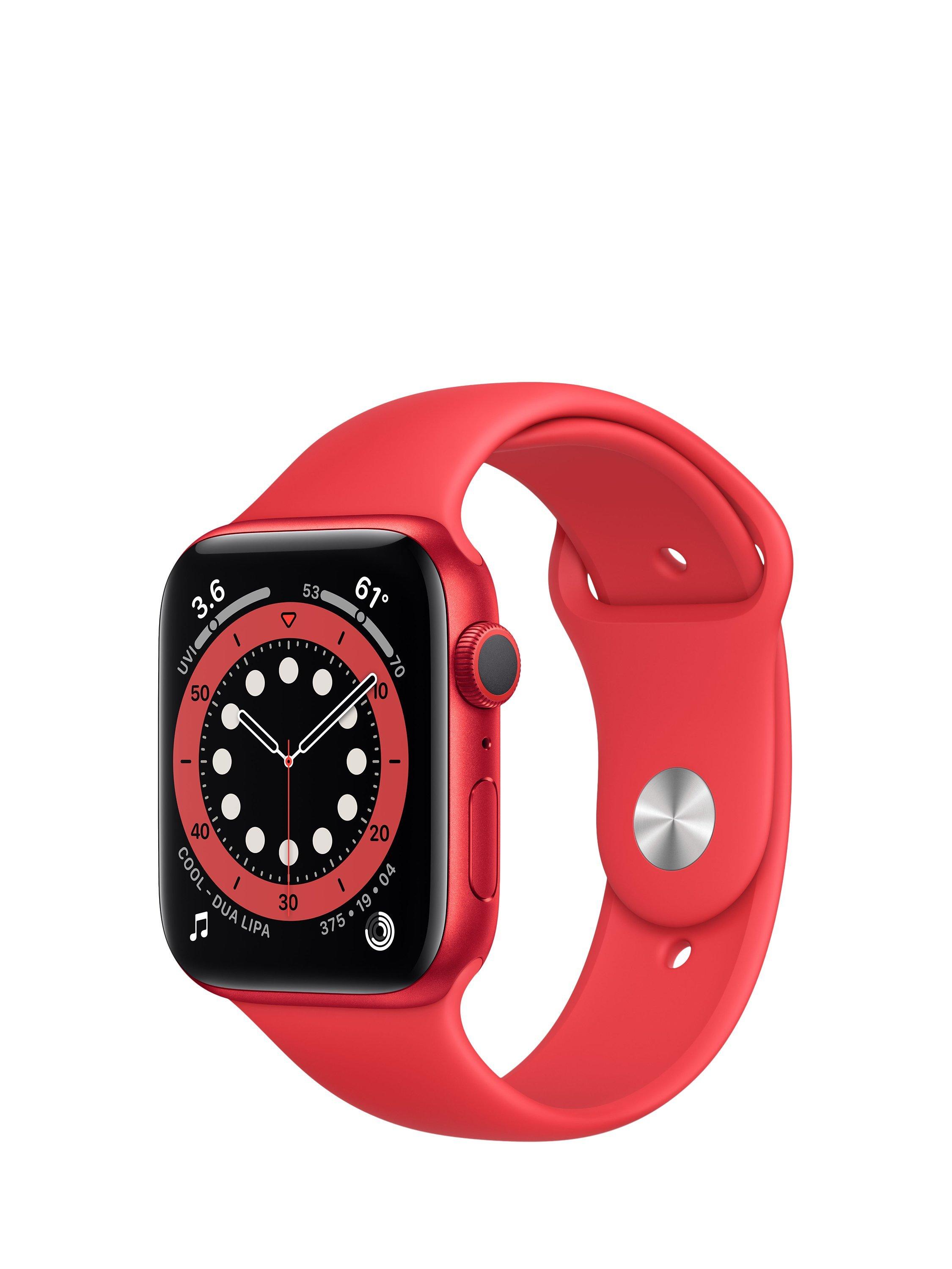 Apple Watch Series 6 GPS, 40mm PRODUCT(RED) Aluminium Case with PRODUCT(RED) Sport Band - Regular