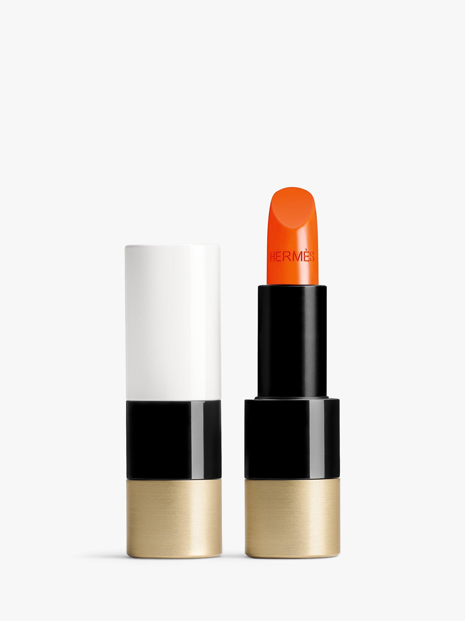 Product image 1 of 11, which shows Hermès Rouge Hermès Satin Lipstick, 33 Orange Boîte