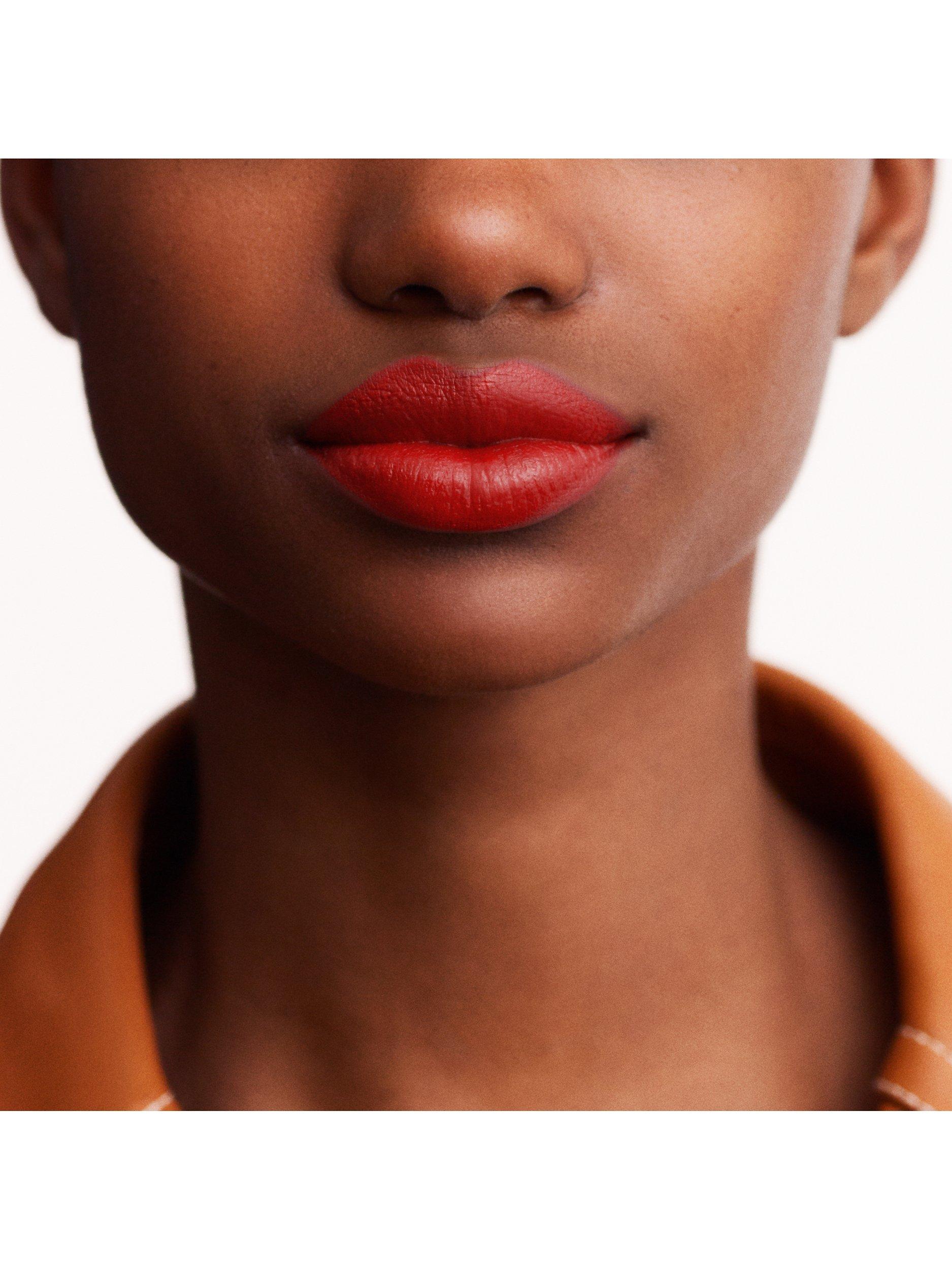 Product image 10 of 10, which shows Hermès Rouge Hermès Satin Lipstick Refill, 75 Rouge Amazone