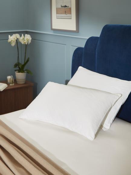 John Lewis Specialist Synthetic Smart Cool Standard Pillow, Firm (5) - view 2, White