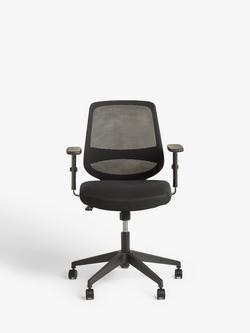 John Lewis Dorsal Office Chair - view 2, Black