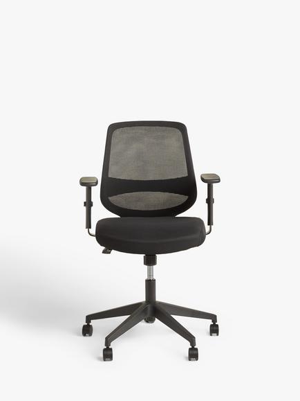 John Lewis Dorsal Office Chair - view 2, Black