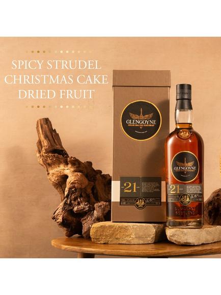 Glengoyne 21 Year Old Highland Single Malt Whisky, 70cl - view 2, Multi