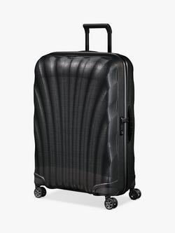 Samsonite C-Lite Spinner 4-Wheel 75cm Large Suitcase, Black
