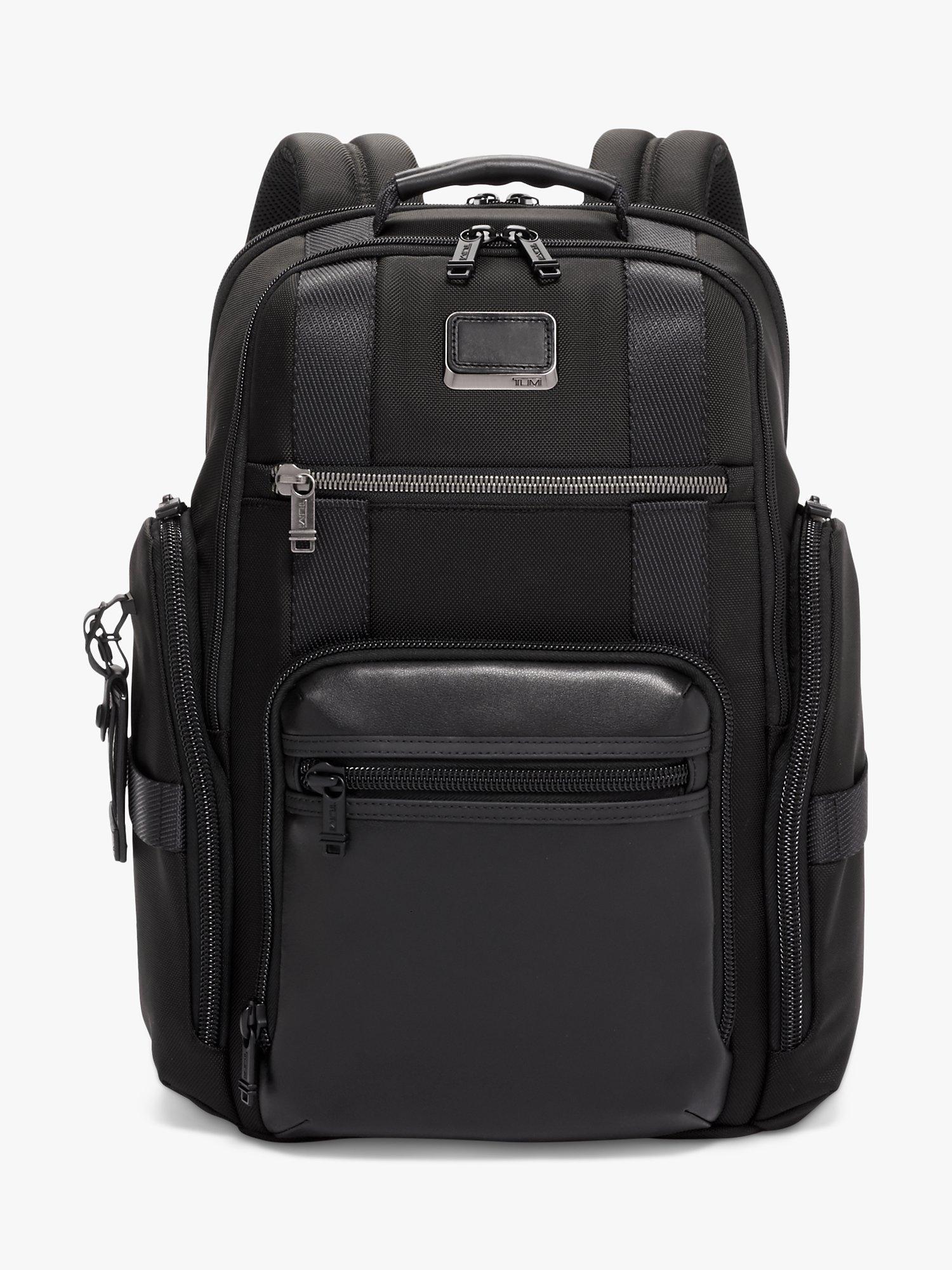 TUMI Alpha Bravo Sheppard Deluxe Backpack, Black