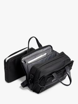 TUMI Alpha 3 Expandable Organizer Laptop Briefcase, Black - view 2, Black