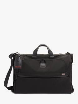 TUMI Alpha 3 Garment Bag Tri-Fold Carry-On Briefcase, Black, Black
