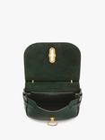 Mulberry Small Amberley Small Classic Grain Leather Satchel, Mulberry Green