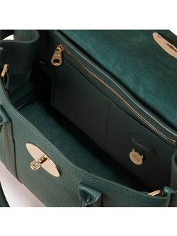 Mulberry Bayswater Heavy Grain Leather Tote Bag - view 2, Mulberry Green