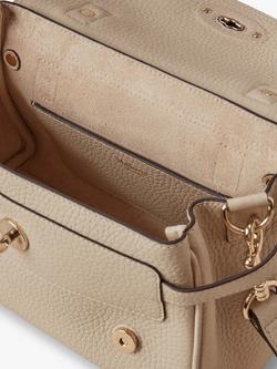 Mulberry Mini Alexa Heavy Grain Leather Cross Body Bag - view 2, Chalk