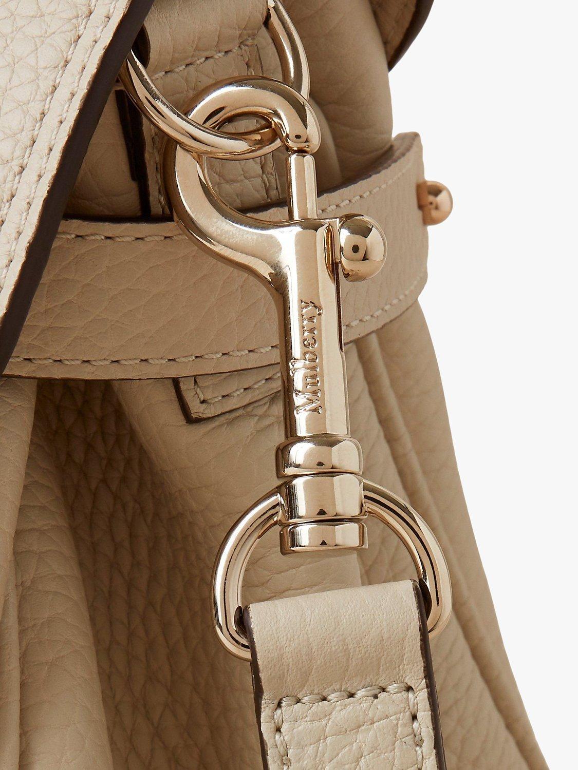 Product image 5 of 7, which shows Mulberry Mini Alexa Heavy Grain Leather Cross Body Bag, Chalk