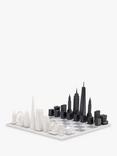 Skyline Chess New York City versus London Marble Board Chess Set