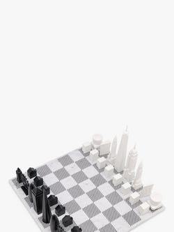 Skyline Chess New York City versus London Marble Board Chess Set - view 2, 
