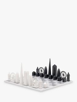 Skyline Chess The London Edition Marble Board Chess Set, 