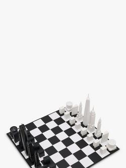 Skyline Chess New York City Folding Chess Set - view 2, Multi