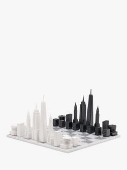 Skyline Chess New York City Marble Board Chess Set, 