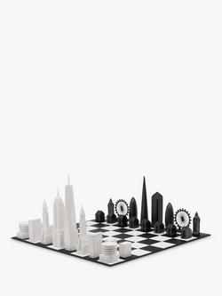Skyline Chess New York City versus London Chess Set, Multi